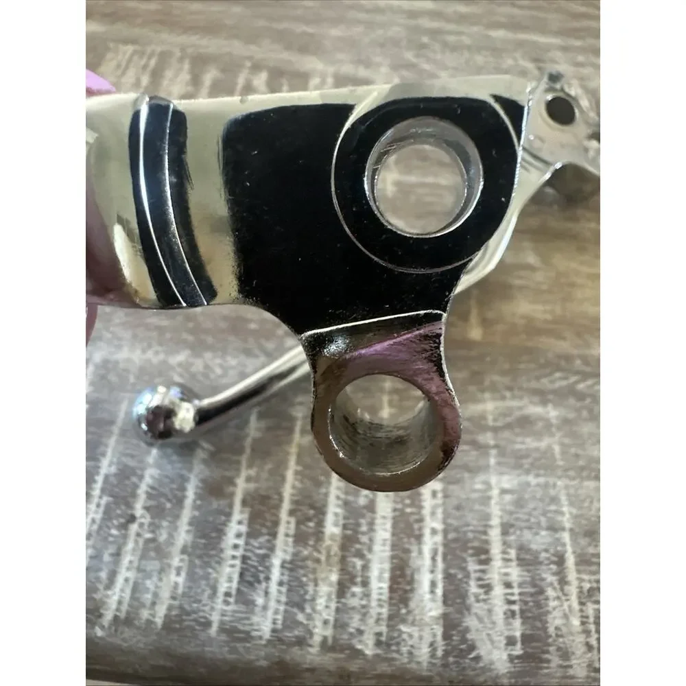 Pair Chrome Brake Clutch Levers for Harley Davidson